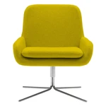 Žlté otočné kreslo Softline Coco Swivel