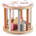 Zopa Wooden Jigsaw aktivity vkladačka z dreva 18 m+ Pink 1 ks