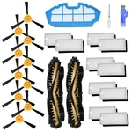 25pcs Replacements for Ecovacs Deebot N79 N79S Vacuum Cleaner Parts Accessories Main Brushes*2 Side Brushes*10 HEPA Filt
