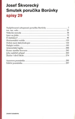 Smutek poručíka Borůvky (spisy - svazek 29) - Josef Škvorecký - e-kniha