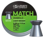Diabolky Green Match Light Weight 4.51 mm JSB® / 500 ks (Farba: Viacfarebná)