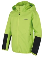 Husky  Sonny K jasno zelená, 140 Detská softshell bunda