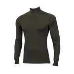 Merino rolák Aclima WarmWool Mock Neck shirt 200g - Olive Night/Marengo Velikost: XXL