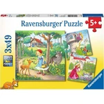 Ravensburger puzzle Malá červená karkulka 3 x 49 dílků