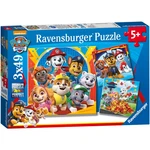 Ravensburger Puzzle Tlapková patrola Hrátky v listí 3 x 49 dílků