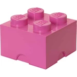 LEGO Úložný box 25 x 25 x 18 cm růžový