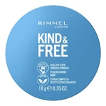 Rimmel London Kind & Free Healthy Look Pressed Powder 10 g púder pre ženy 020 Light