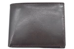 Pánská kožená peněženka - tmavě hnědá