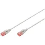 Digitus DK-1617-020S RJ45 sieťové káble, prepojovacie káble CAT 6 U/UTP 2.00 m sivá bez halogénov, samozhášavý, flexibil