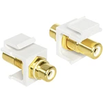 Delock 1982594 1982594 cinch audio adaptér [1x cinch zásuvka - 1x cinch zásuvka] biela