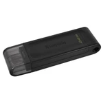USB flash disk Kingston DataTraveler 70 64GB, USB-C (DT70/64GB) čierny flashdisk Kingston • kapacita 64 GB • USB-C konektor • USB 3.2 Gen 1 • funkcia 