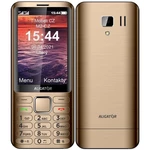Mobilný telefón Aligator D950 Dual Sim (AD950GD) zlatý tlačidlový telefón • 3,5" uhlopriečka • TFT LCD displej • 480 × 320 px • interná pamäť 1 GB • z