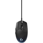 Optická herní myš Logitech Gaming G PRO 910-004856, s podsvícením, integrovaný scrollpad, černá