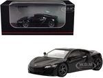 Honda NSX RHD (Right Hand Drive) Black 1/64 Diecast Model Car by Kyosho