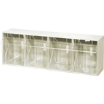 Allit 464421 skladové oddelenie so sklopnými krabicami VarioPlus ProFlip  (š x v x h) 600 x 240 x 200 mm biela, priehľad