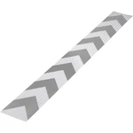 TOOLCRAFT RTS115/1000-SV 1563960 Warning stripe RTS strieborná, sivá (d x š) 1 m x 11.5 cm 1 ks