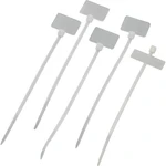 TRU COMPONENTS 539848  značenie káblov  Potlačiteľná plocha: 20 x 13 mm prírodná  100 ks