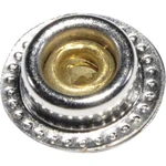 TRU COMPONENTS DR-INF-KK-10 kovový cvok    tlačidlo 10 mm, tlačidlo 10 mm