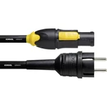 Cordial CFCA 10 S-TRUE 1-PVC napájací prepojovací kábel [1x DE schuko zástrčka - 1x zástrčka PowerCon] 10.00 m čierna