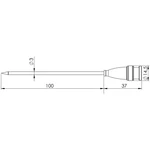 Greisinger GF 2T vpichovacie čidlo  -70 do 250 °C  Typ senzora Pt1000