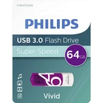 Philips VIVID USB flash disk 64 GB purpurová FM64FD00B/00 USB 3.2 Gen 1 (USB 3.0) Philips VIVID USB flash disk 64 GB purpurová FM64FD00B/00 USB 3.2 Gen 1 (USB 3.0)