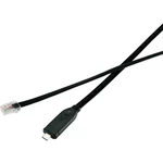 Renkforce  USB-C™, RJ45 káblový adaptér  [1x USB-C ™ zástrčka - 1x RJ45 zástrčka 8p8c] 3.00 m čierna