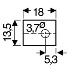 Fischer Elektronik GS 66 P sľudová podložka (d x š) 18 mm x 13.5 mm Vhodný pre TOP-66 1 ks