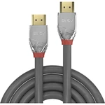 LINDY HDMI prepojovací kábel #####HDMI-A Stecker, #####HDMI-A Stecker 10.00 m sivá 37876  #####HDMI-Kabel