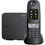 Gigaset E630 DECT, GAP bezdrôtový analógový telefón  outdoorový, vreckové svietidlo, konektor na slúchadlá čierna