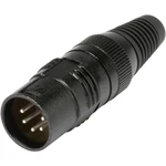 Hicon HI-X5CM-M XLR konektor zástrčka, rovná Pólov: 5  čierna 1 ks