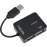 USB 2.0 hub LogiLink UA0139, 4 porty, čierna