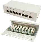 LogiLink NP0016A 8 portů sieťový Patchbox CAT 6 1 U