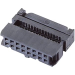 BKL Electronic 10120111 konektor pre ploché káble s odľahčením ťahu Raster (rozteč): 2.54 mm Počet pólov: 10 Počet riadk
