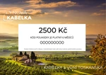 NovaKabelka.cz Dárková poukázka v hodnotě 2500 Kč