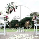 59'' Large Balloon Arch Set Column Stand Base Frame Wedding Birthday Party Decor