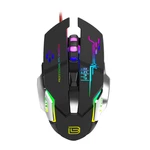 BAJEAL G8 Wired Mouse 3200 DPI USB Game 6D Macro Definition Programming Luminous Mechanical Gaming Mouse