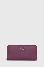 Peňaženka Calvin Klein Jeans dámsky,fialová farba,K60K611269