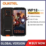 Oukitel 12500mAh Battery Smartphone 4G RAM 32G ROM 5.93 Inch Android 11 Mobile Phone 13MP Quad Core Rugged Cellphone