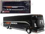Van Hool TX45 Coach Bus "Lux Bus America" Black "The Bus &amp; Motorcoach Collection" Limited Edition to 504 pieces Worldwide 1/87 (HO) Diecast Model