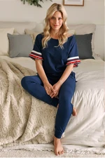 Dámské pyžamo Doctor Nap PM.4503 - NAPNBLU/NAVY BLUE / XL NAP5F004-NBLU