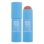 RIMMEL LONDON Kind & Free Tvářenka Tinted Multi 002 Peachy Cheeks 5 g