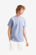 Bavlnené tričko Kangol KLHB002-OFFWHITE, fialová farba, s potlačou