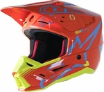 Alpinestars S-M5 Action Helmet Orange Fluorescent/Cyan/Yellow Fluorescent/Glossy XL Kask
