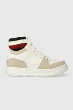 Dětské sneakers boty Tommy Hilfiger bílá barva