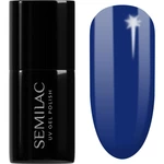 Semilac UV Hybrid X-Mass gelový lak na nehty odstín 308 Festive Blue 7 ml