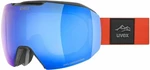 UVEX Epic Attract Black Mat Mirror Blue/Contrastview Smoke Lasergold Lite Síszemüvegek