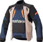 Alpinestars Halo Drystar Jacket Dark Blue/Dark Khaki/Flame Orange 2XL Kurtka tekstylna