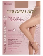 Golden Lady Benessere &amp; Bellezza 70 den Punčochové kalhoty 4-L nero/černá