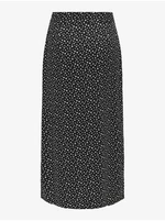 Černá puntíkovaná midi sukně ONLY Piper - Dámské
