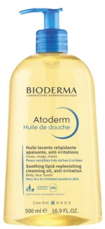 Bioderma Atoderm sprchový olej, Pre veľmi suchú až atopickú pokožku 500 ml